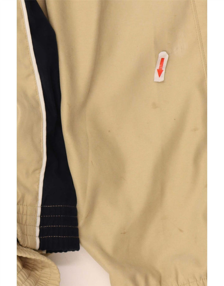 Champion Mens Tracksuit Top Jacket Large Beige Colourblock Polyester