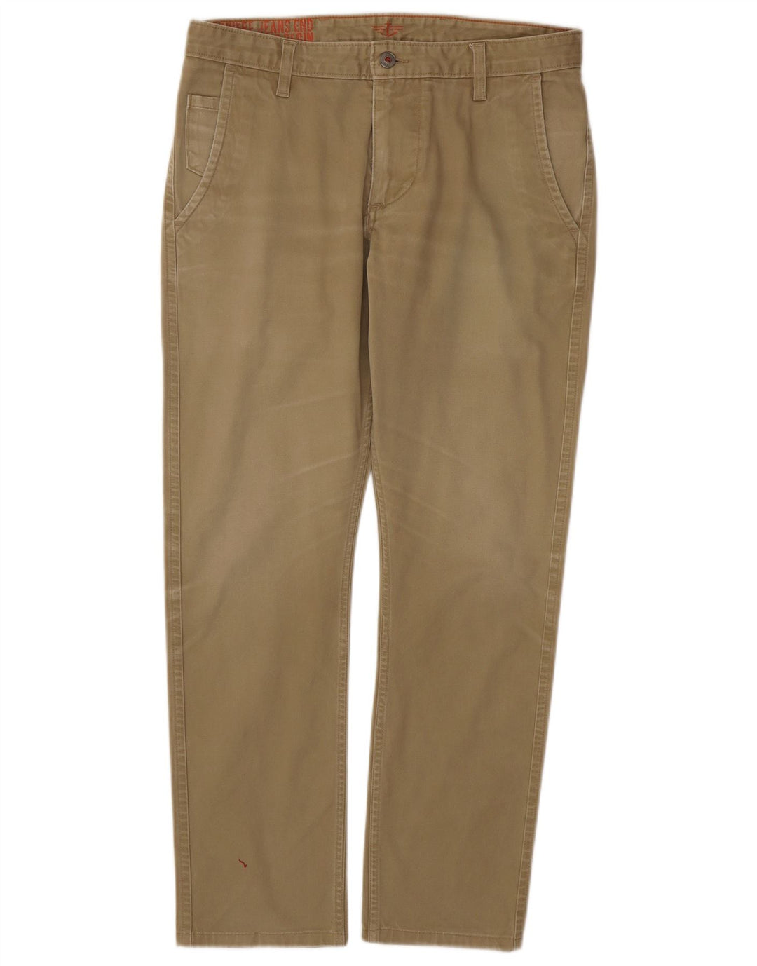 DOCKERS Mens Slim Chino Trousers W32 L29 Khaki Cotton