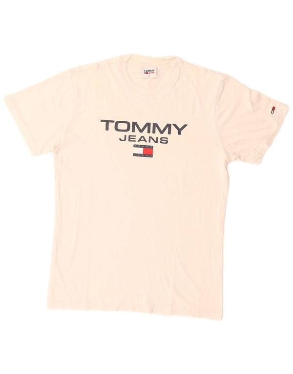Tommy Hilfiger Mens Graphic T-Shirt Top XS White