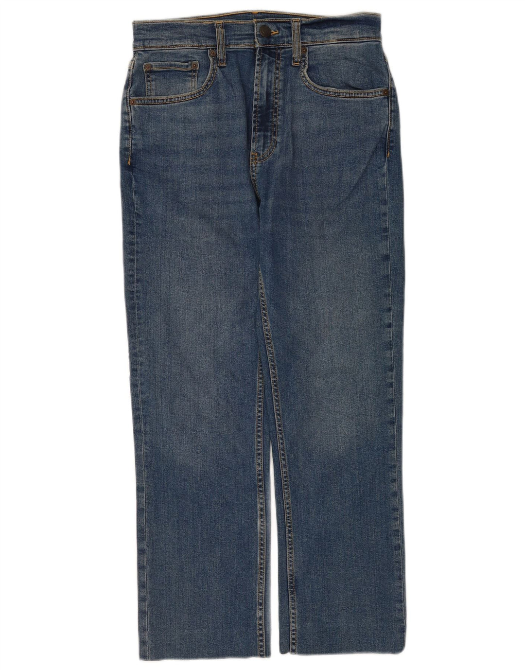 Zara Womens Straight Jeans EU 38 Small W28 L25 Blue Cotton