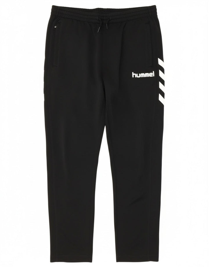 Hummel Mens Tracksuit Trousers Large Black Polyester