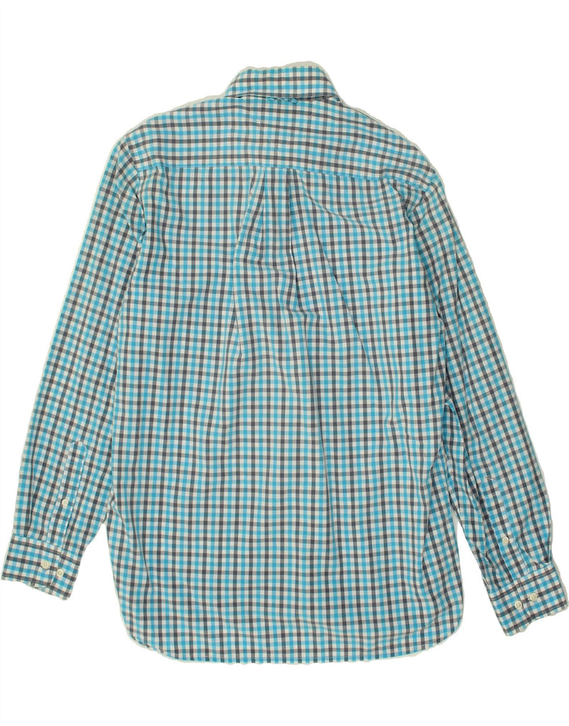 TOMMY HILFIGER Mens Shirt Medium Blue Gingham Cotton | Vintage Tommy Hilfiger | Thrift | Second-Hand Tommy Hilfiger | Used Clothing | Messina Hembry 