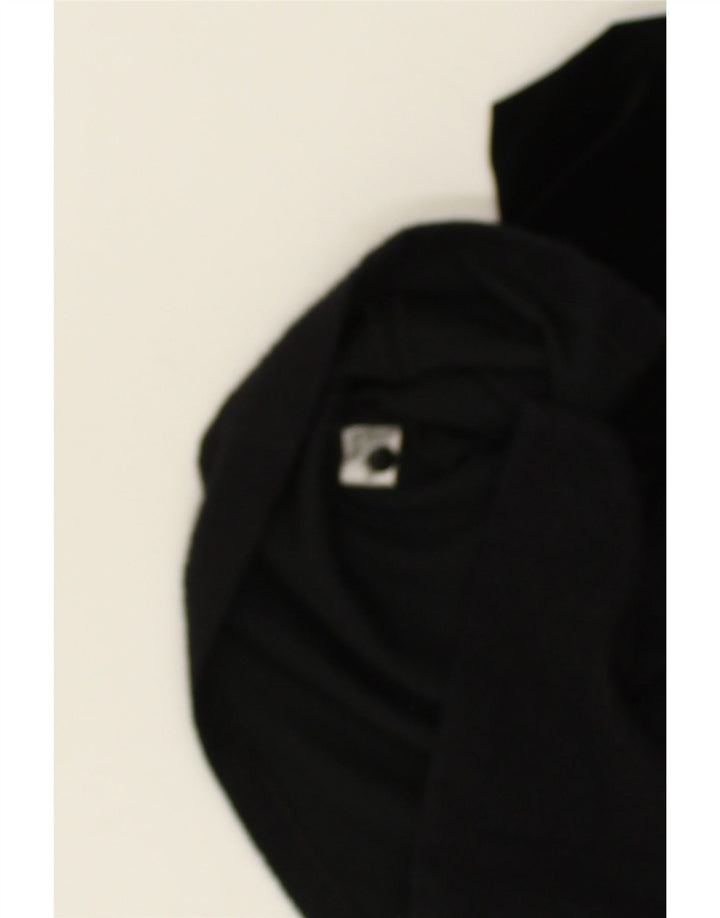 VINTAGE Womens Blazer Jacket IT 40 Small Black Polyester | Vintage Vintage | Thrift | Second-Hand Vintage | Used Clothing | Messina Hembry 