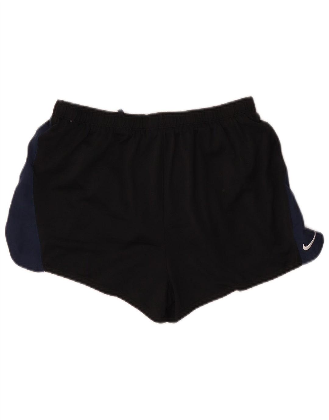 Nike Womens Dri Fit Sport Shorts UK 12 Medium  Black Colourblock Polyester