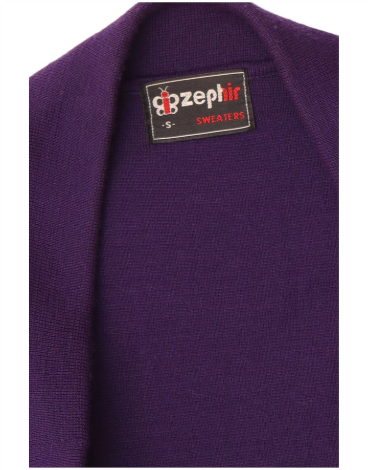 Vintage Womens 3 Button Blazer Jacket UK 10 Small Purple