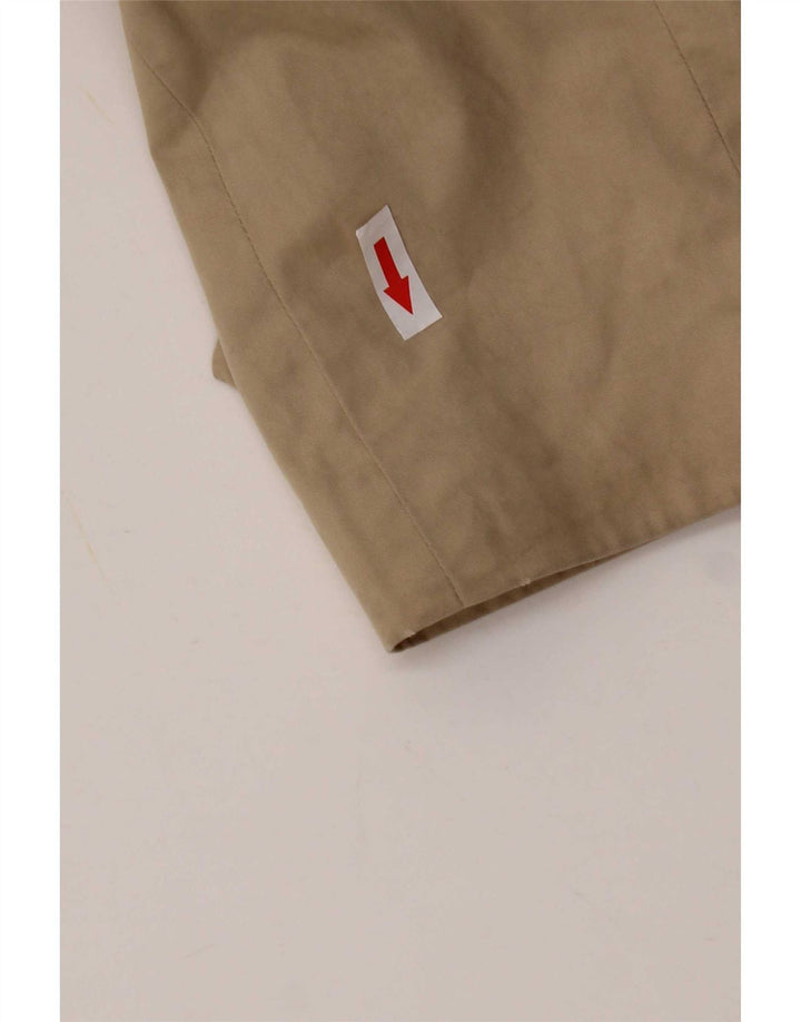 Tommy Hilfiger Womens Military Jacket UK 10 Small Beige Cotton
