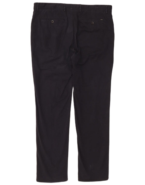 MASSIMO DUTTI Mens Regular Fit Chino Trousers EU 44 Large W34 L31 Black