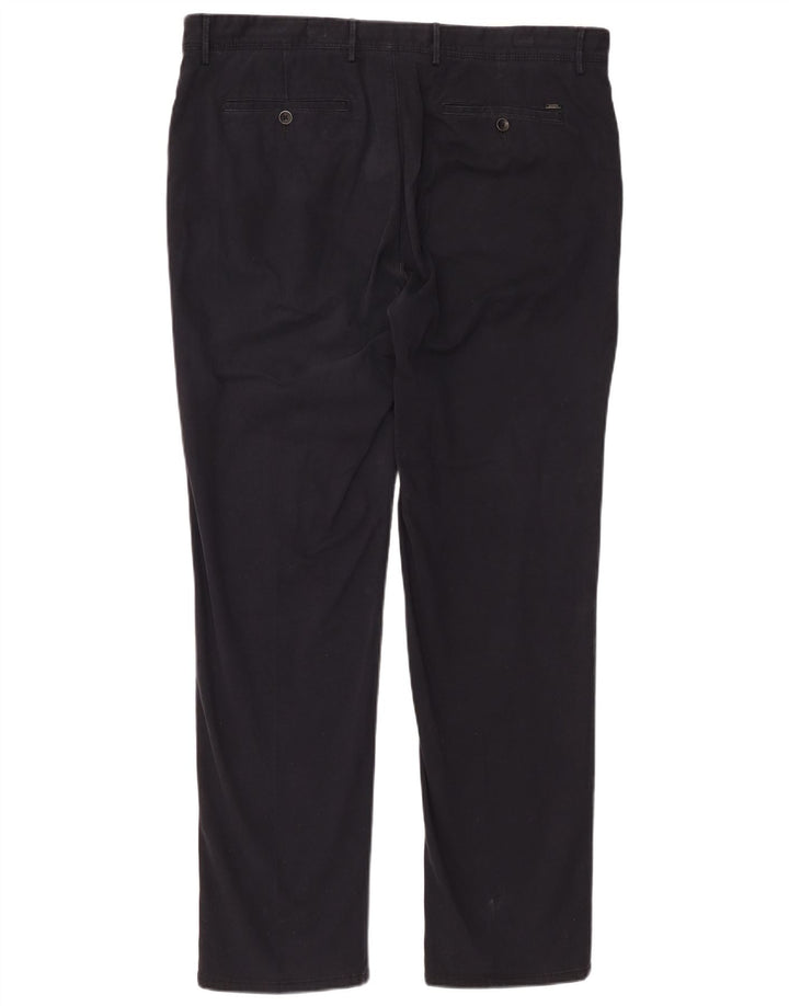 MASSIMO DUTTI Mens Regular Fit Chino Trousers EU 44 Large W34 L31 Black