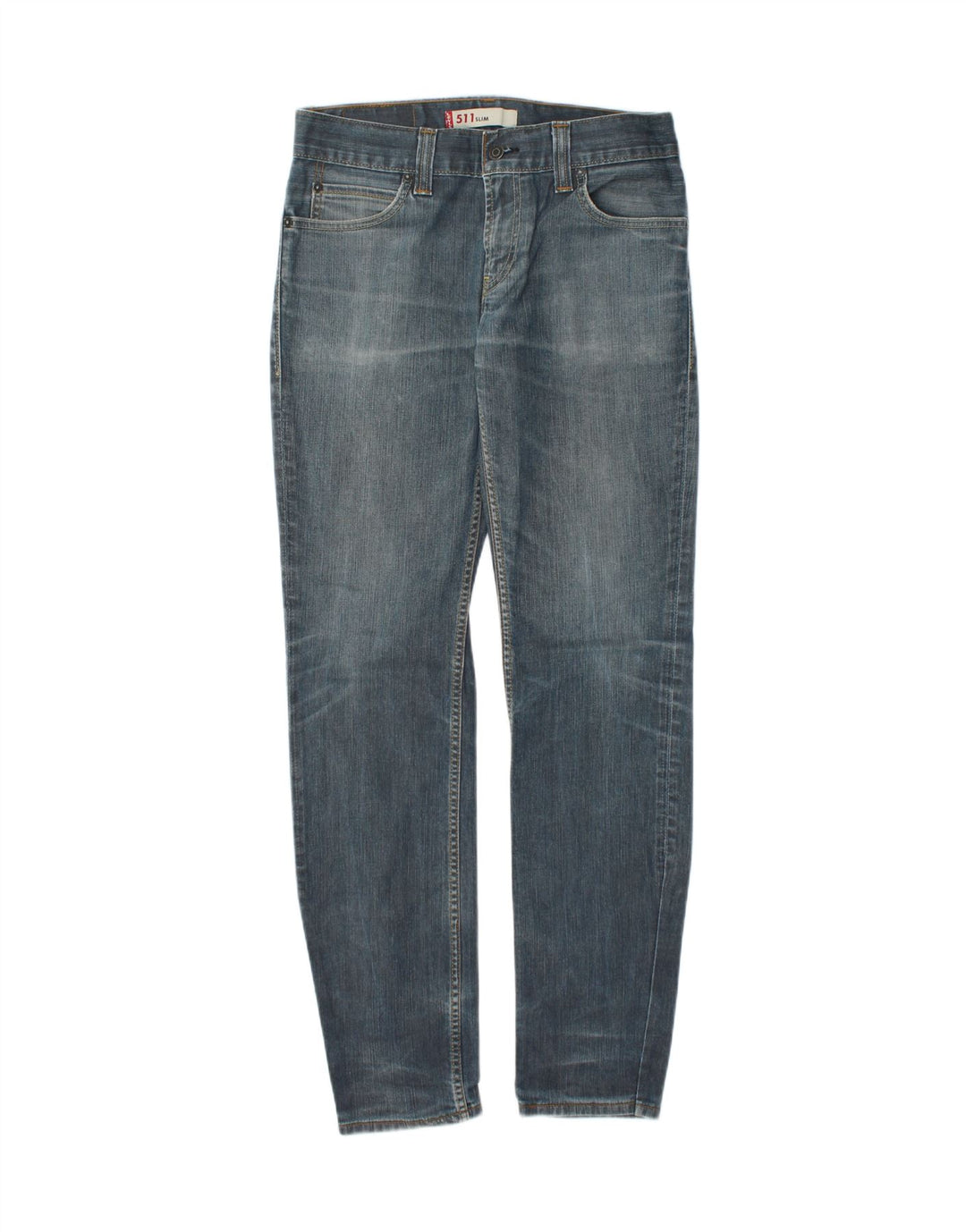 LEVI'S Mens 511 Slim Jeans W32 L34 Blue Cotton Vintage Levi's and Second-Hand Levi's from Messina Hembry 