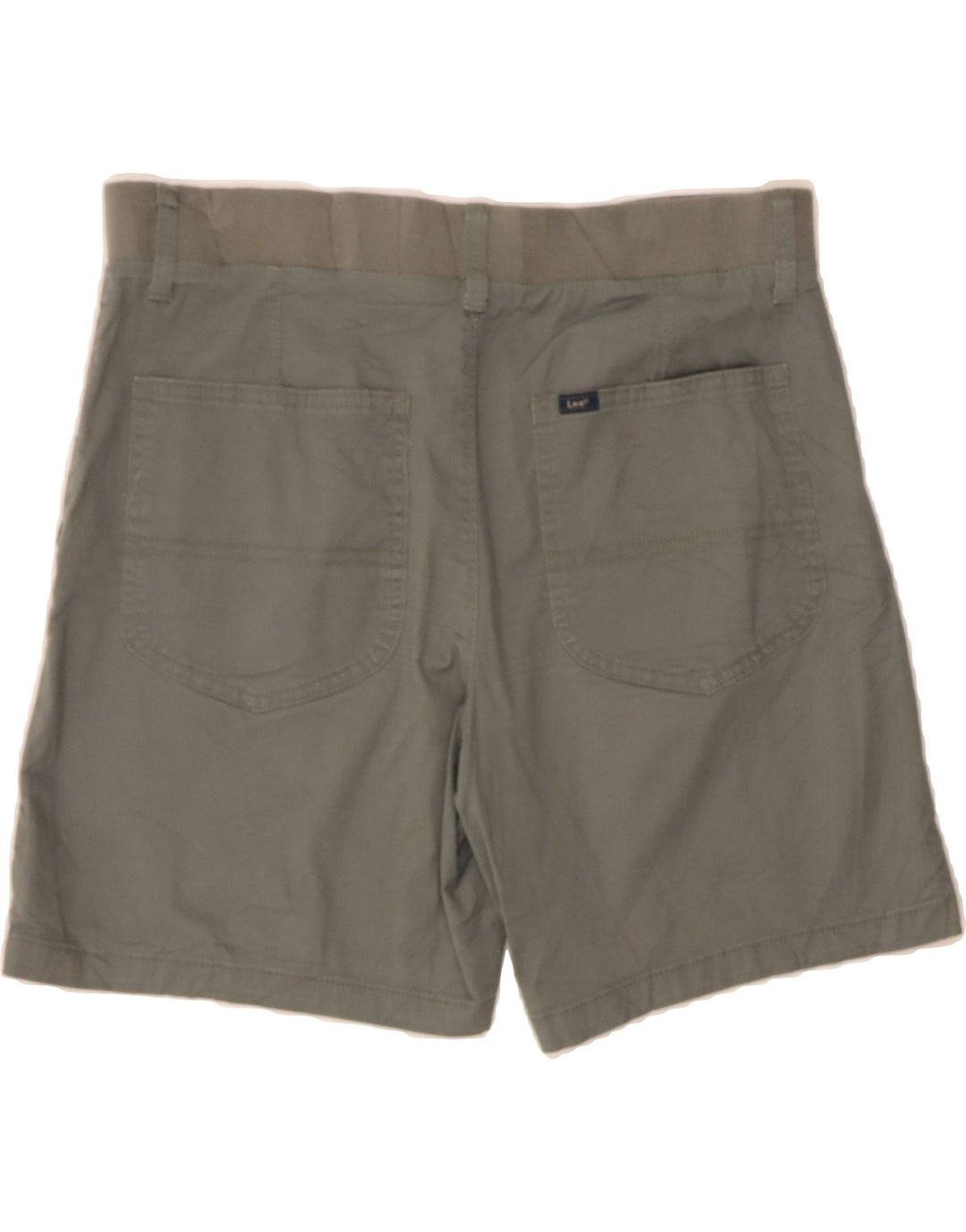 LEE Womens Casual Shorts US 12 Large W34 Grey Check Cotton Vintage Lee and Second-Hand Lee from Messina Hembry 