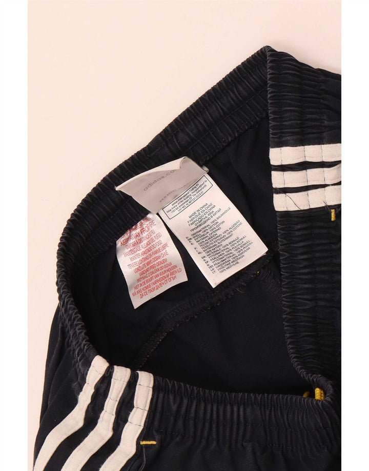 Adidas Boys Cargo Shorts 9-10 Years W24 Navy Blue Cotton
