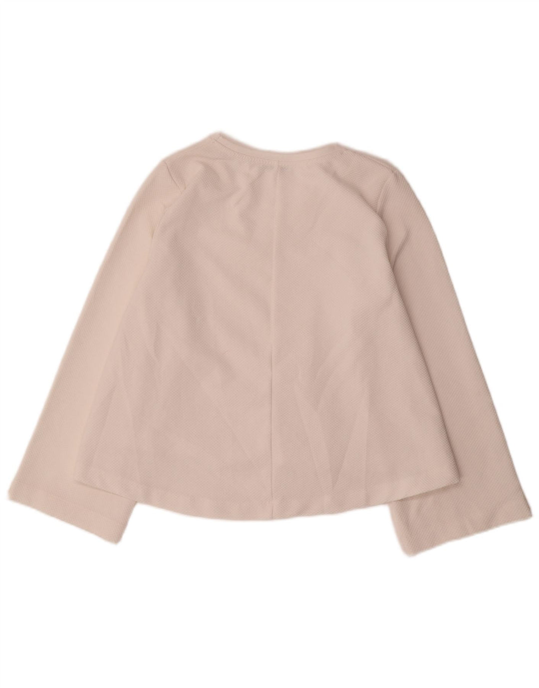 Zara Womens Trafaluc Top Long Sleeve UK 14 Medium Off White