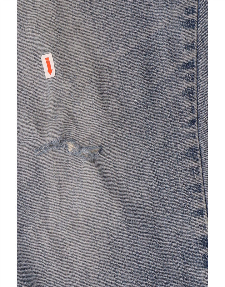 Wrangler Mens Straight Jeans W36 L34 Blue Cotton Classic