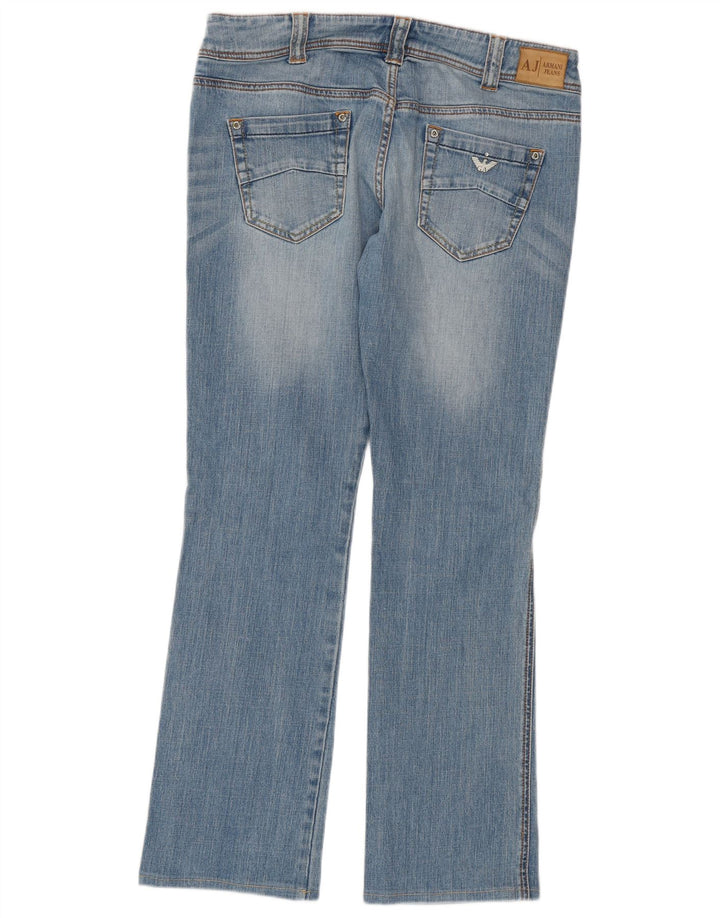 ARMANI Womens Straight Jeans W29 L30 Blue