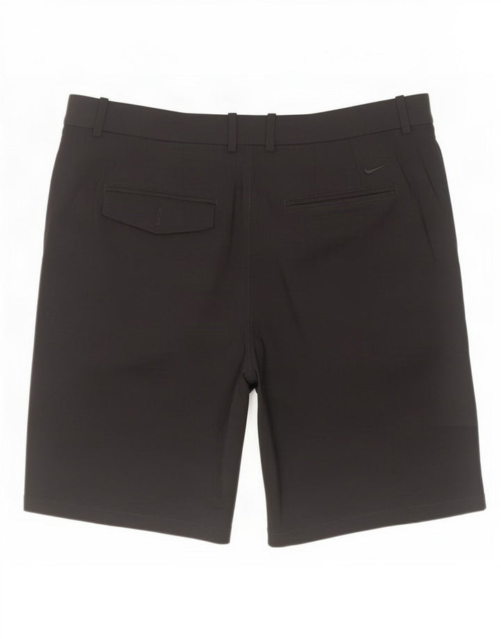 Nike Mens Dri Fit Chino Shorts Large W36 Black Polyester