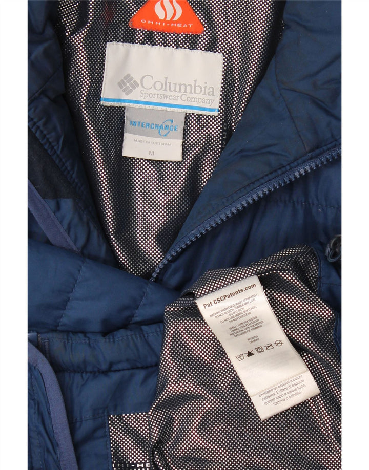Columbia Mens Interchange Liner Padded Jacket UK 38 Medium Navy Blue