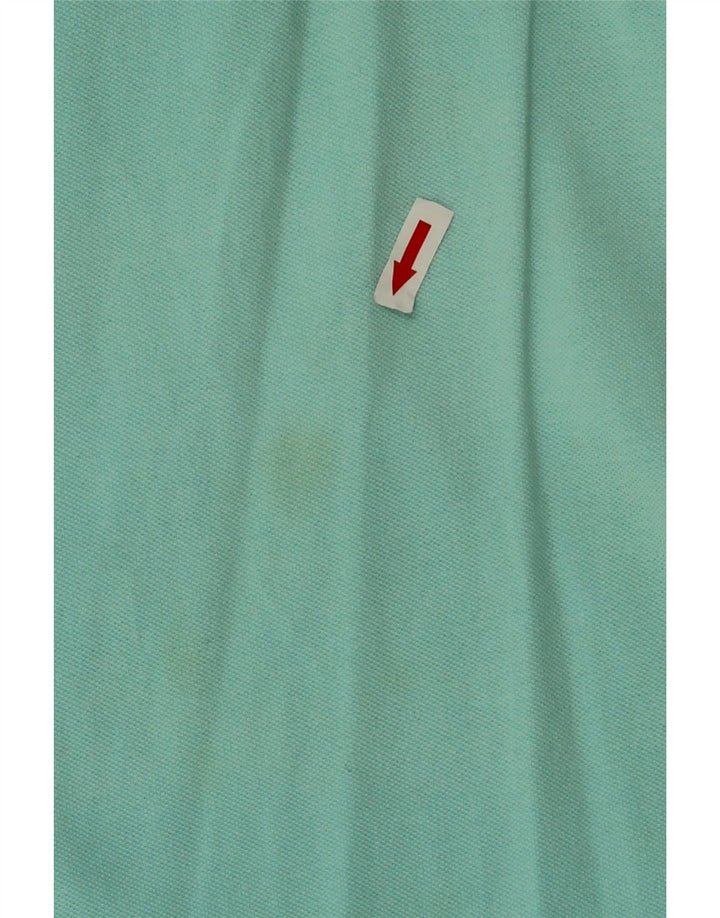 Kappa Mens Polo Shirt XL Turquoise Cotton