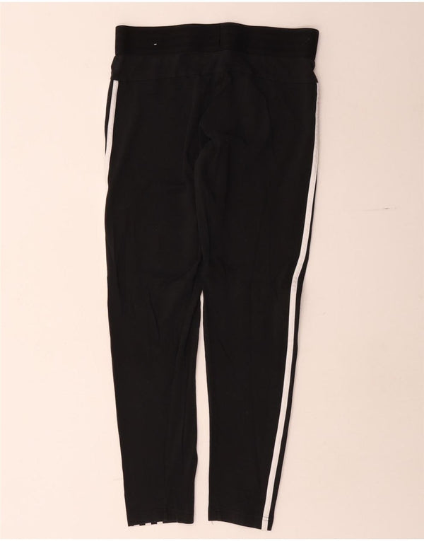 Adidas Womens Leggings UK 16/18 Large Black Cotton