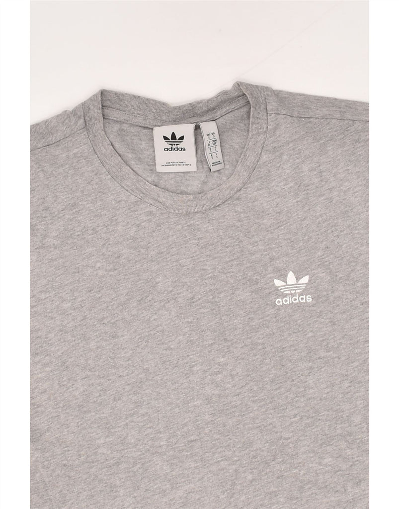 ADIDAS Mens Graphic T-Shirt Top Small Grey Cotton | Vintage Adidas | Thrift | Second-Hand Adidas | Used Clothing | Messina Hembry 