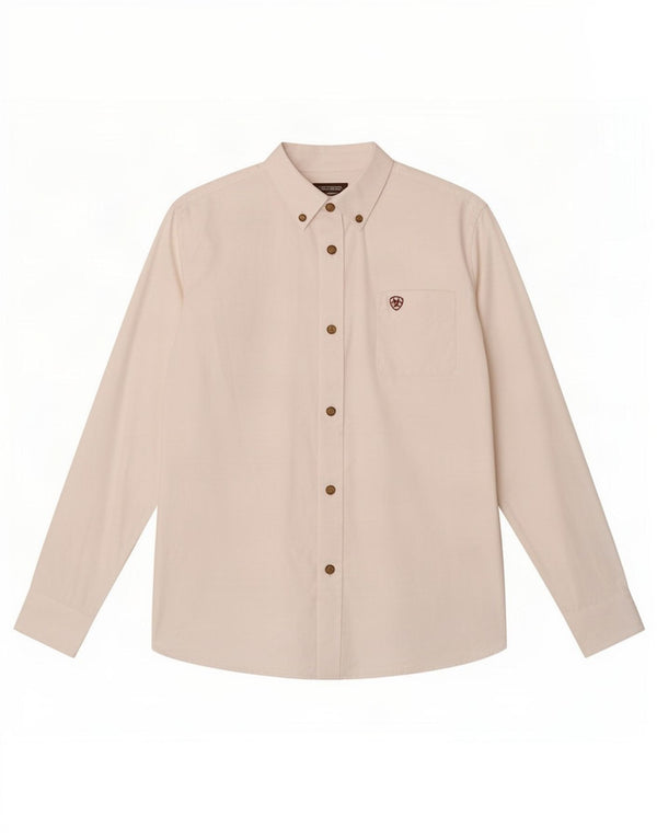 Ariat Boys Shirt 12-13 Years Large White Cotton