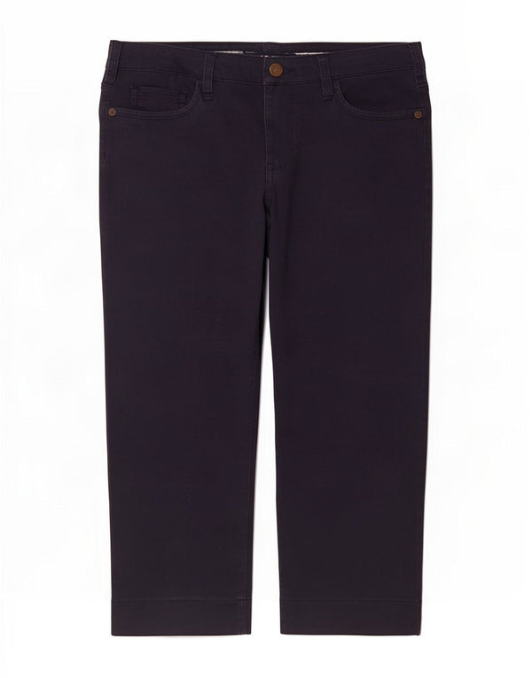 Tommy Hilfiger Womens Straight Casual Trousers US 4 Small W30 L28 Navy Blue