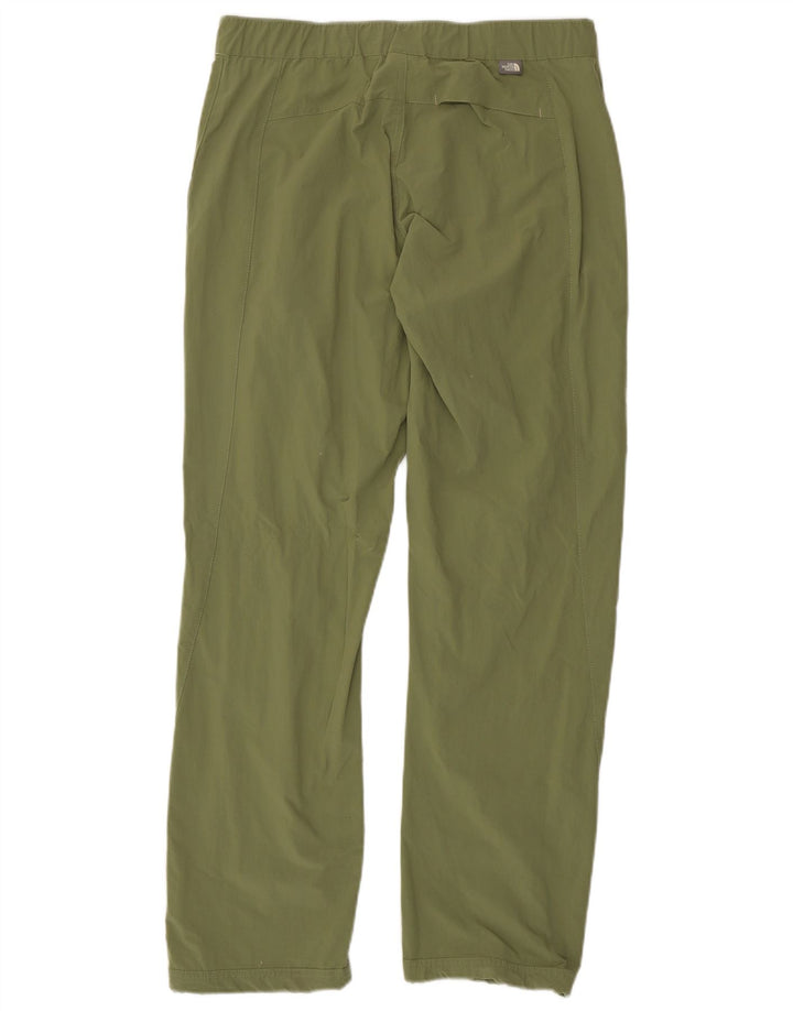 The North Face Womens Straight Hiking Trousers Medium W30 L32 Green Nylon