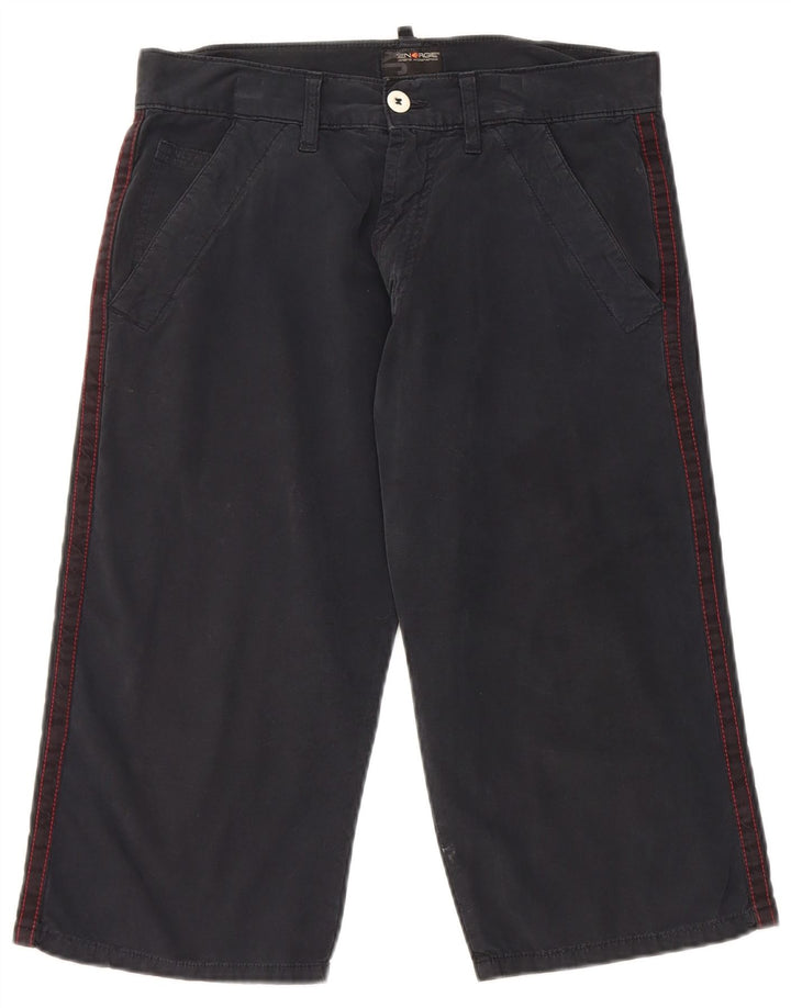 Energie Mens Bermuda Shorts W30 Medium Navy Blue Cotton