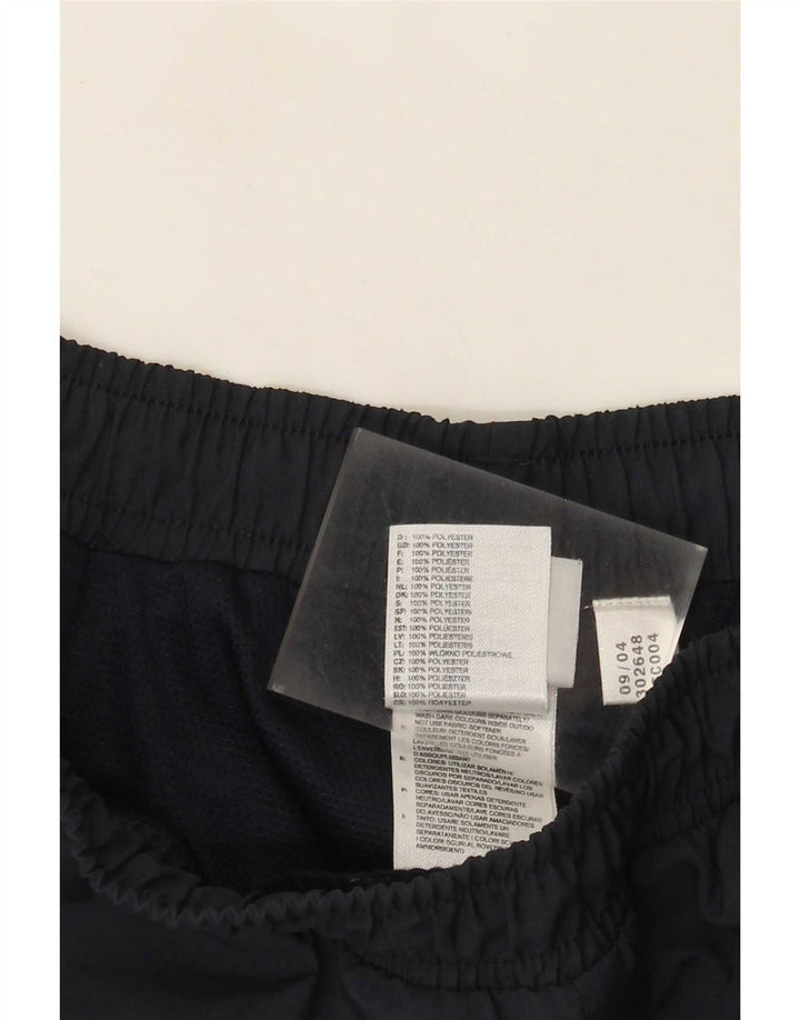 Adidas Mens Tracksuit Trousers Joggers Large Navy Blue Striped Polyester
