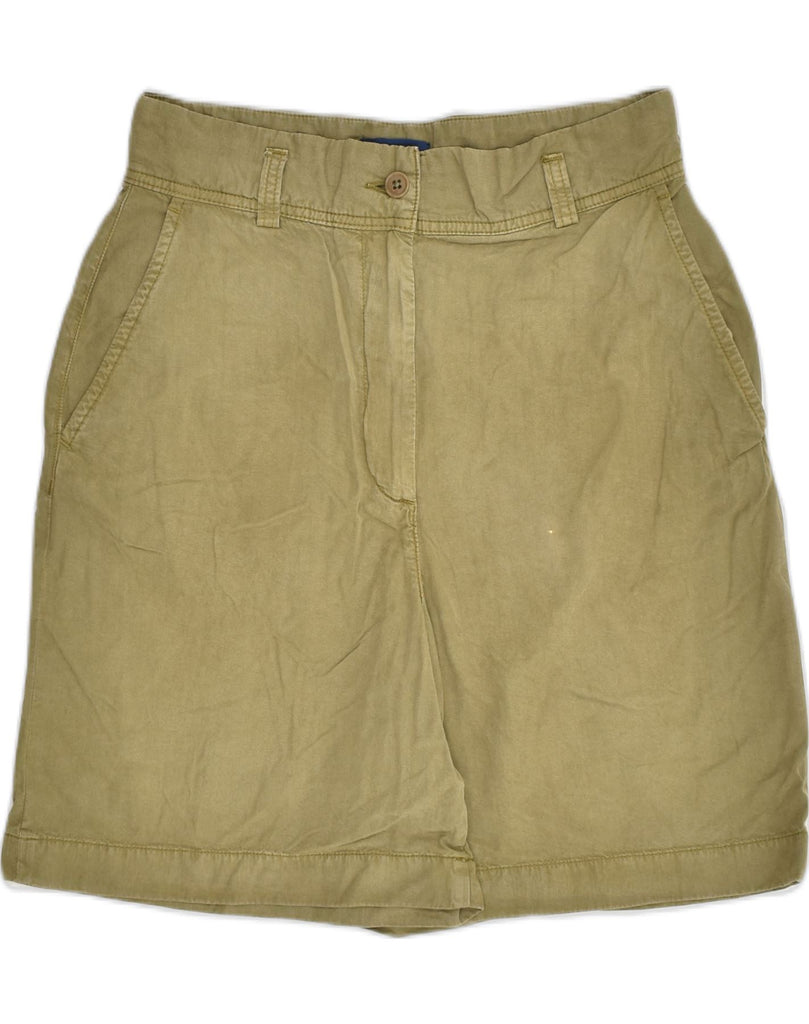 GANT Womens High Waist Chino Shorts UK 12 Medium W30  Khaki | Vintage Gant | Thrift | Second-Hand Gant | Used Clothing | Messina Hembry 