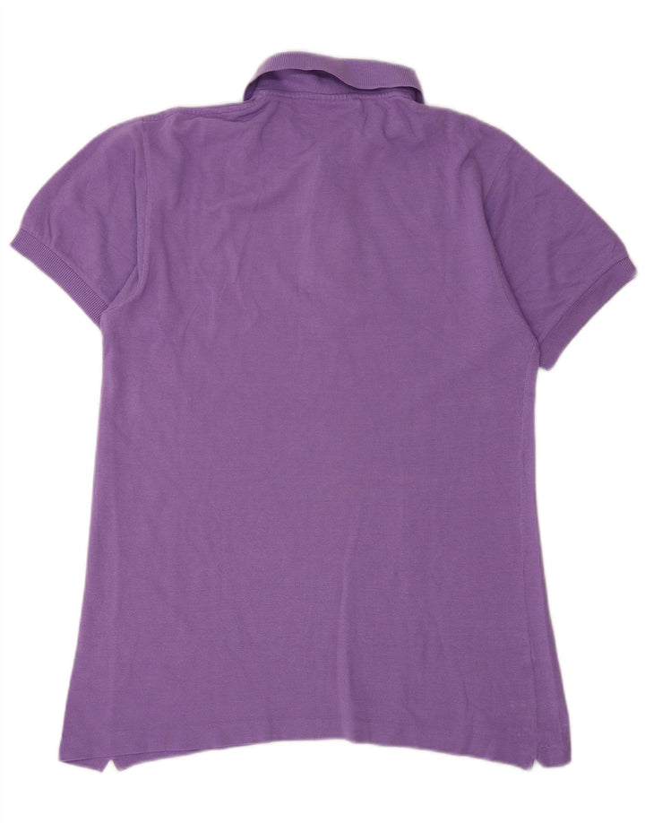 Lacoste Mens Polo Shirt Size 3 Small Purple Cotton