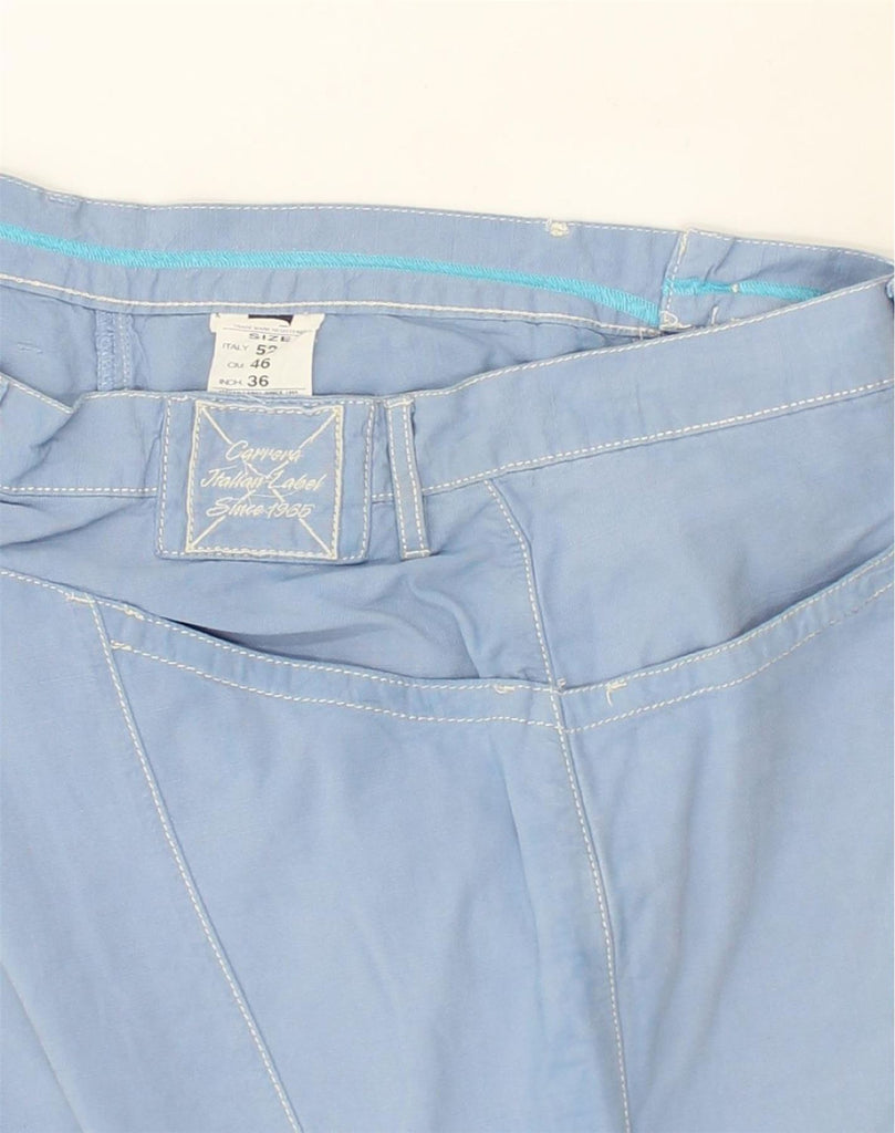 CARRERA Mens Straight Casual Trousers W36 L29  Blue Cotton | Vintage Carrera | Thrift | Second-Hand Carrera | Used Clothing | Messina Hembry 