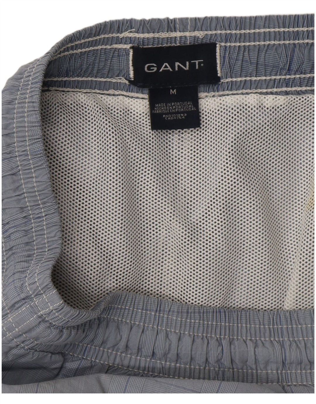Gant Mens Swimming Shorts Medium  Blue Check