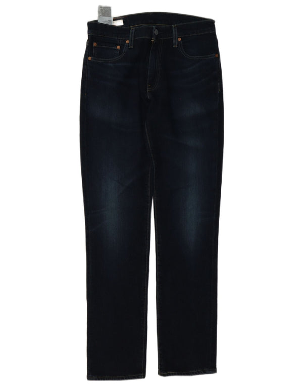 Levi's Mens 511 Slim Jeans W30 L32 Navy Blue Cotton