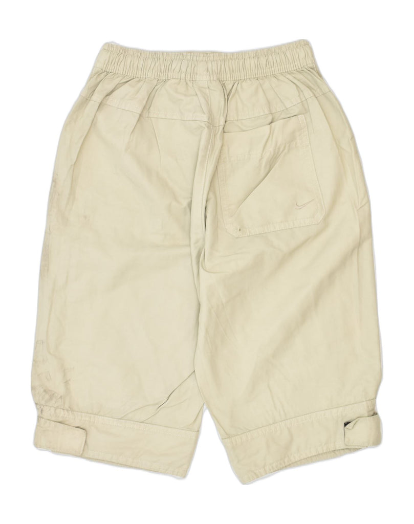 NIKE Boys Bermuda Shorts 9-10 Years Beige Cotton | Vintage | Thrift | Second-Hand | Used Clothing | Messina Hembry 