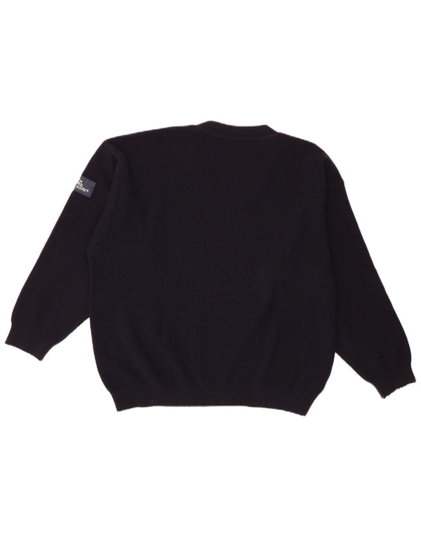Boat House Mens V-Neck Jumper Sweater XL Navy Blue New Wool