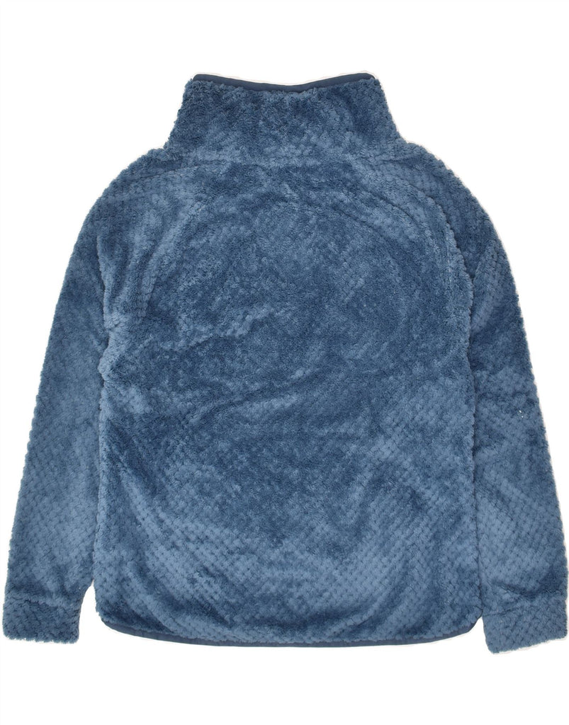 WEIRD FISH Womens Fleece Jumper UK 12 Medium Blue Polyester | Vintage Weird Fish | Thrift | Second-Hand Weird Fish | Used Clothing | Messina Hembry 