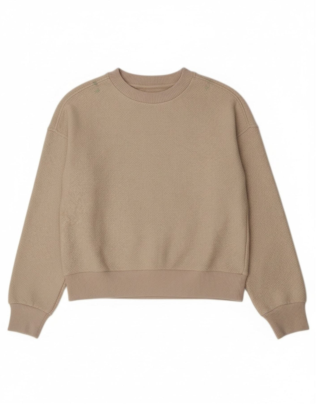 Benetton Womens Boat Neck Jumper Sweater UK 10 Small Off White Classic