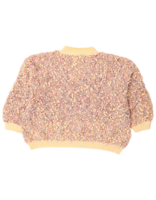 VINTAGE Womens Turtle Neck Jumper Sweater UK 20 2XL Multicoloured Flecked