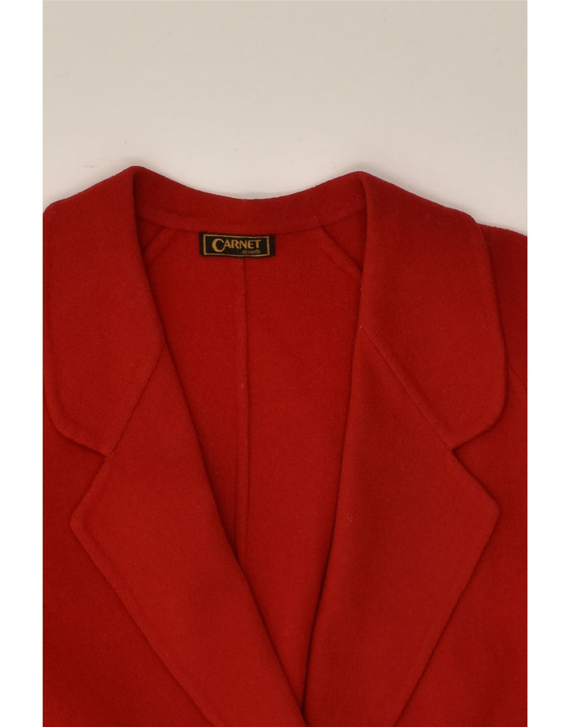 VINTAGE Womens Overcoat UK 14 Large Red | Vintage Vintage | Thrift | Second-Hand Vintage | Used Clothing | Messina Hembry 