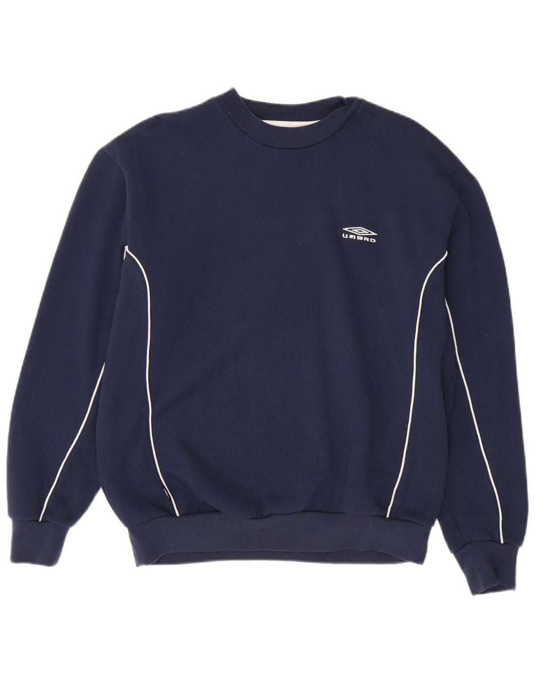 Umbro Mens Sweatshirt Jumper Medium Navy Blue Polyester