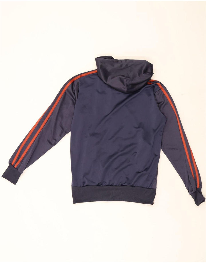 Leone Mens Graphic Hooded Full Tracksuit Small  Navy Blue Polyester