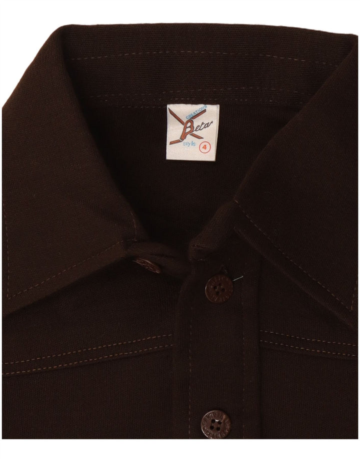 BETA Womens Pullover Shirt US 4 Small Brown