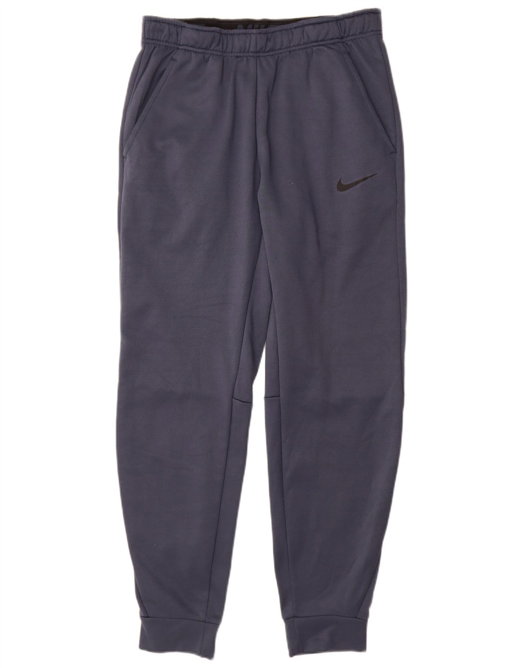 Nike Mens Therma-Fit Tracksuit Trousers Joggers Small Navy Blue Polyester