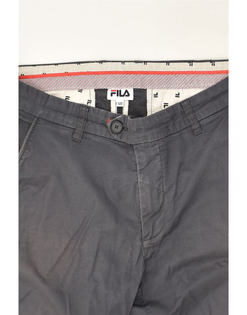 FILA Mens Chino Shorts IT 50 Large W34  Grey Cotton | Vintage Fila | Thrift | Second-Hand Fila | Used Clothing | Messina Hembry 