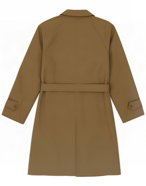 Vintage Mens Overcoat IT 50 Large Khaki