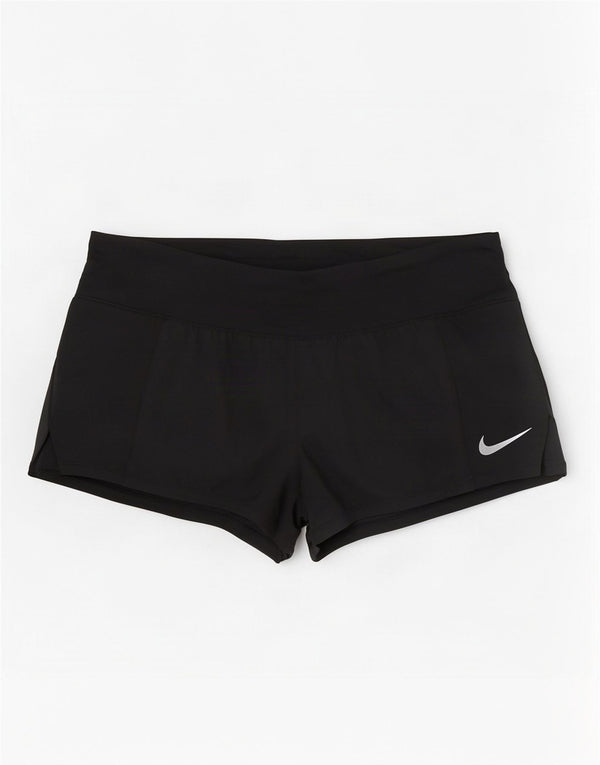 Nike Womens Dri Fit Sport Shorts UK 14 Large Black