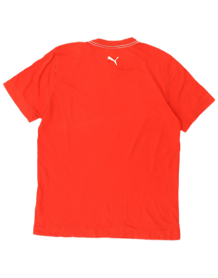 PUMA Mens Graphic T-Shirt Top Medium Red