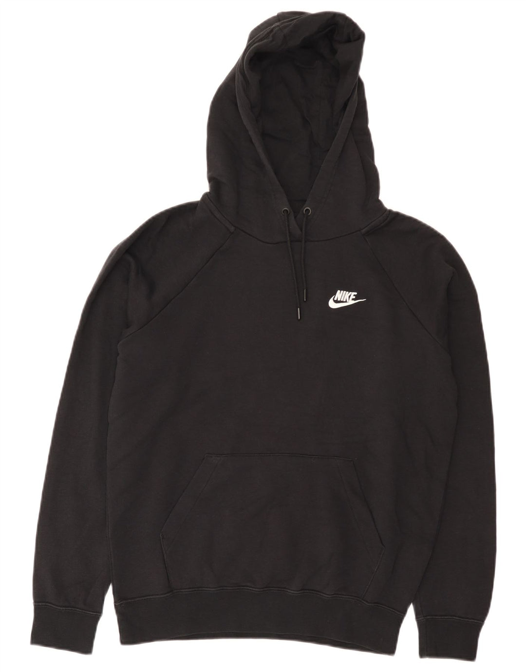Nike Mens Hoodie Jumper Small Black Cotton