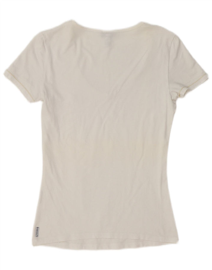 Armani Jeans Womens T-Shirt Top EU 40 Medium White