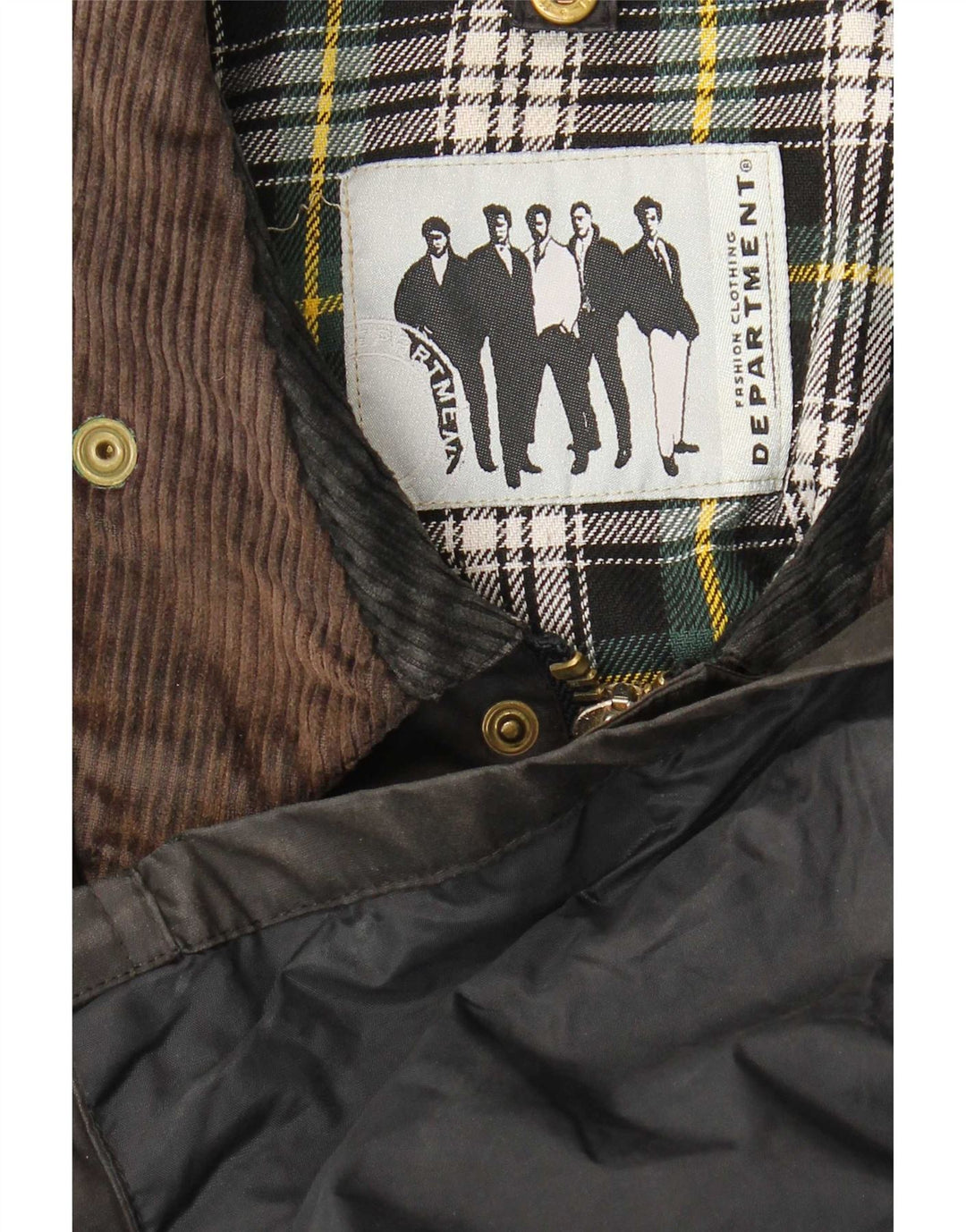 Vintage Mens Waxed Cotton Jacket UK 44 2XL Black